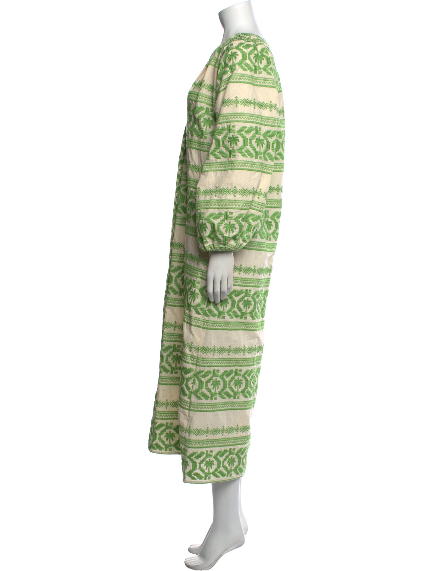 Johanna Ortiz Printed Long Dress w/ Tags