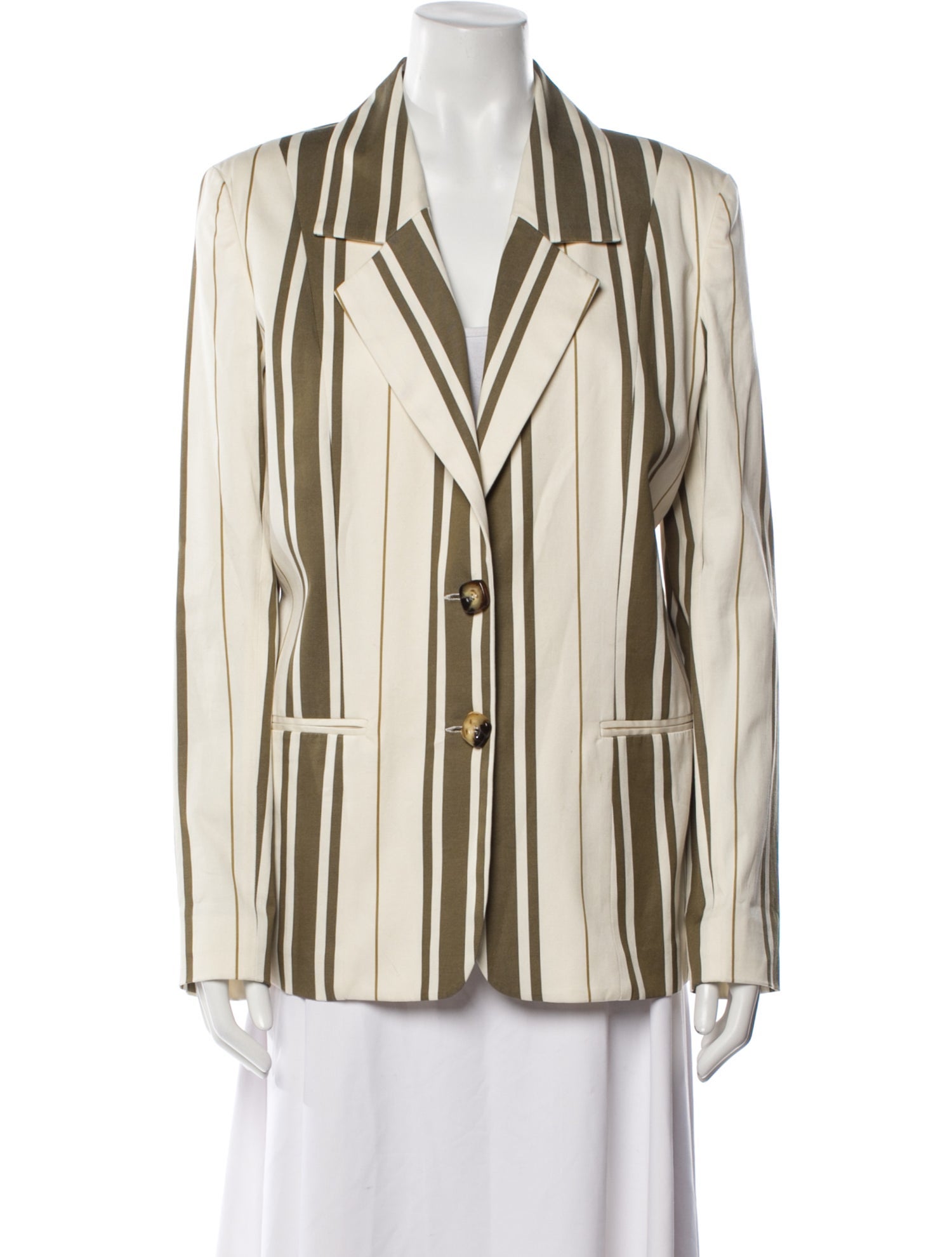 Johanna Ortiz Striped Blazer
