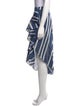 Johanna Ortiz Striped Midi Length Skirt