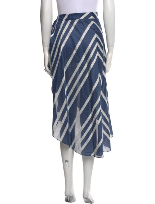 Johanna Ortiz Striped Midi Length Skirt