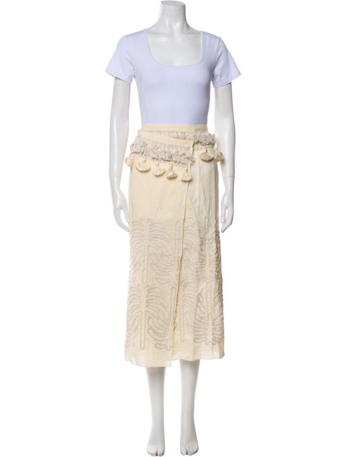 Johanna Ortiz Linen Skirt Set