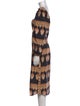 Johanna Ortiz Printed Midi Length Dress