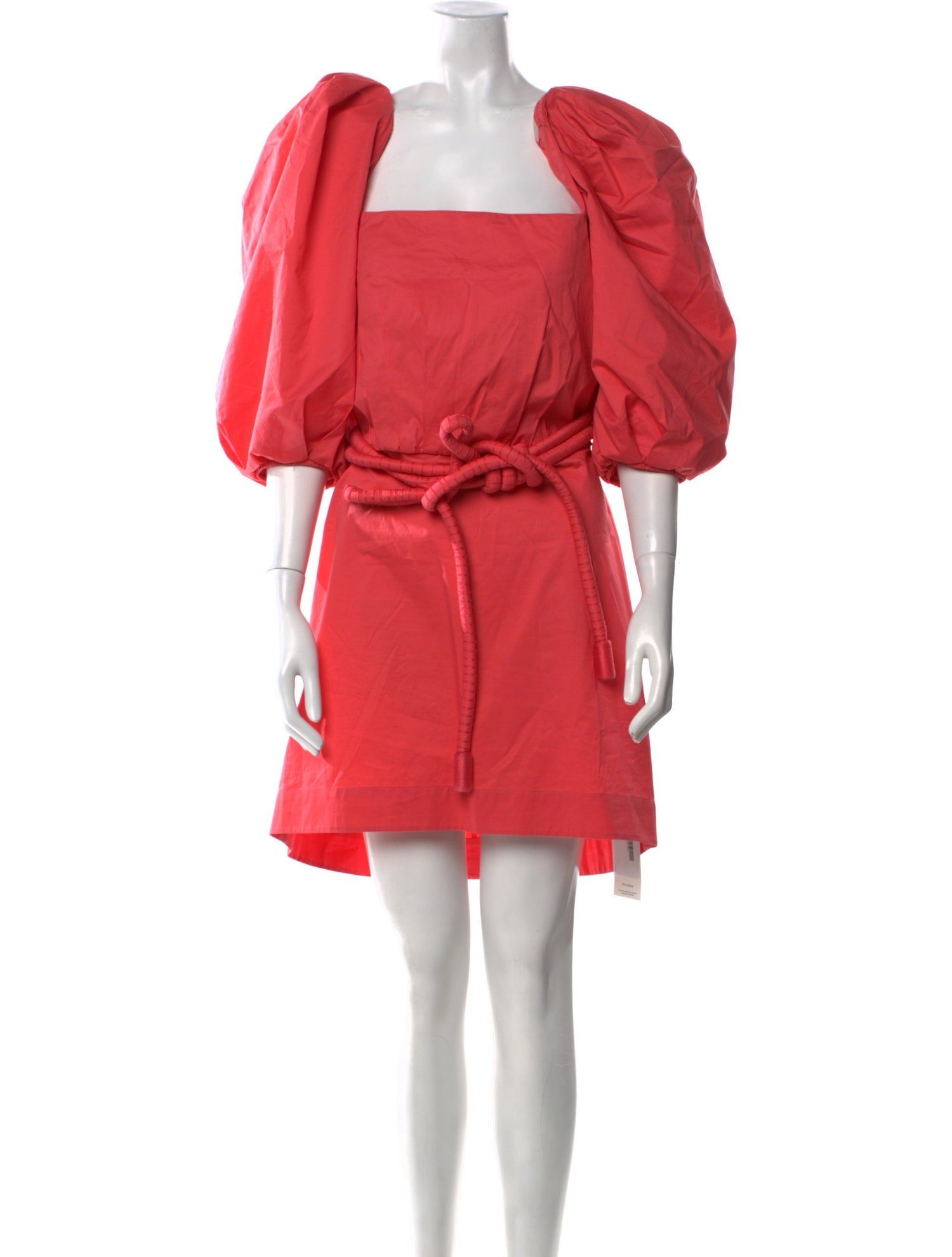 Johanna Ortiz Square Neckline Mini Dress