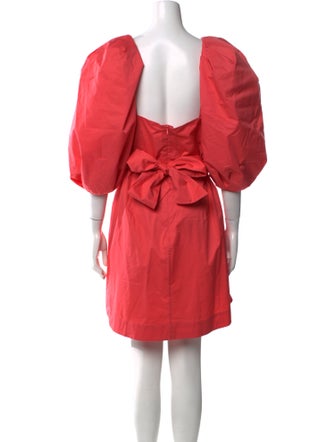 Johanna Ortiz Square Neckline Mini Dress