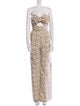 Johanna Ortiz Printed Strapless Jumpsuit