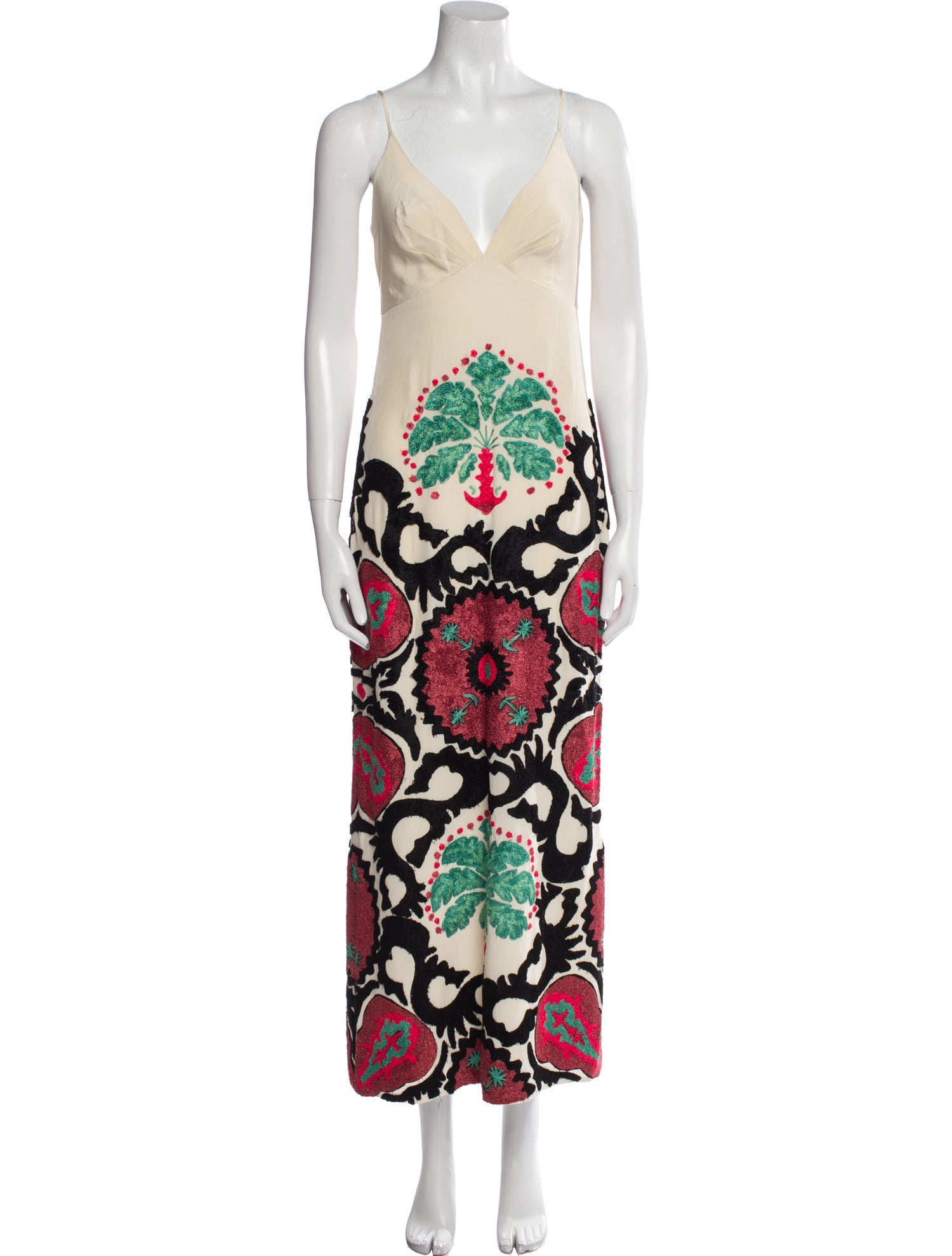 Johanna Ortiz Printed Long Dress