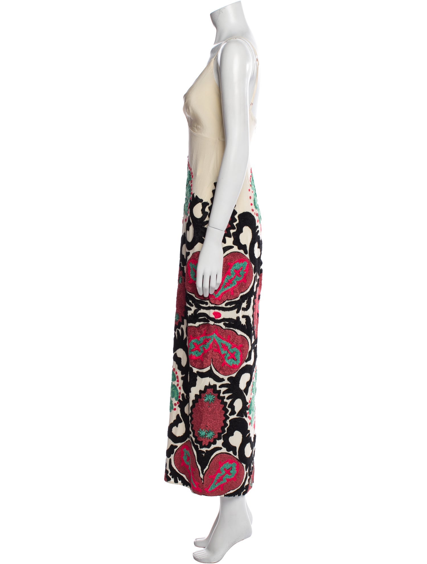 Johanna Ortiz Printed Long Dress
