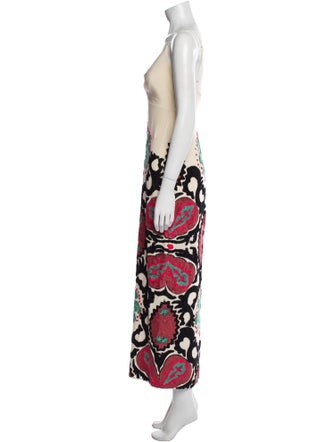Johanna Ortiz Printed Long Dress