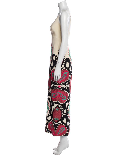 Johanna Ortiz Printed Long Dress