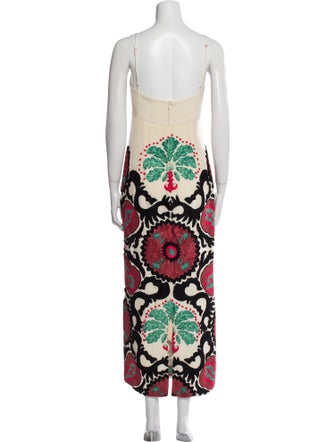 Johanna Ortiz Printed Long Dress