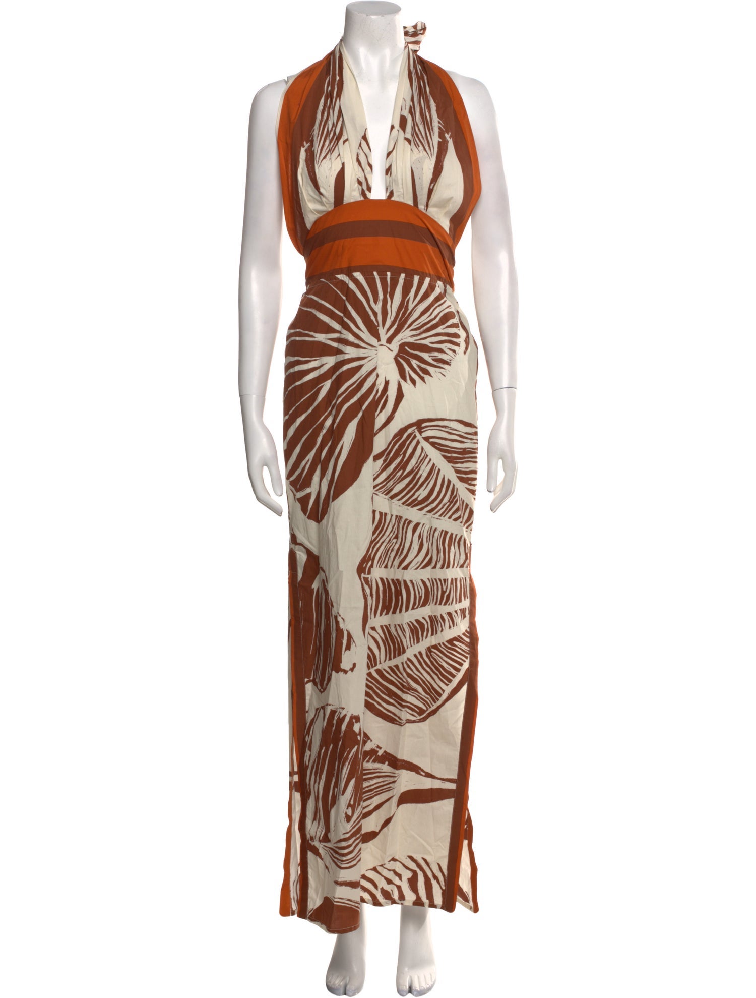 Johanna Ortiz Printed Long Dress