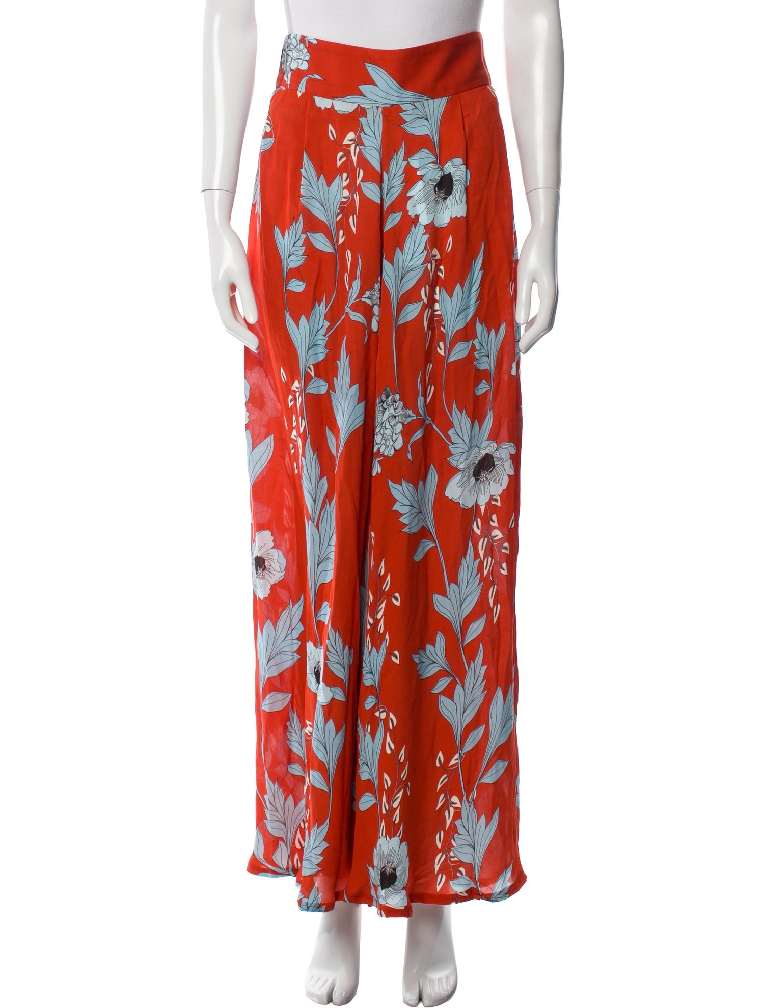 Johanna Ortiz Silk Wide Leg Pants