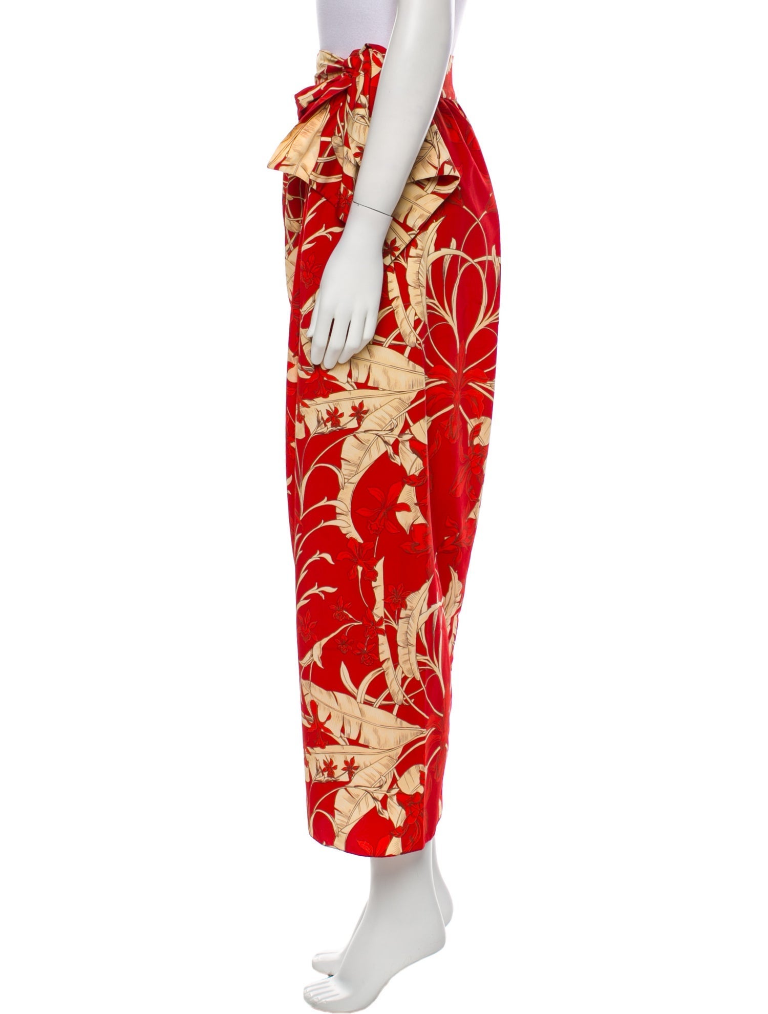 Johanna Ortiz Printed Midi Length Skirt