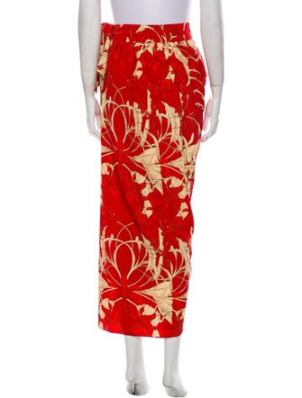 Johanna Ortiz Printed Midi Length Skirt