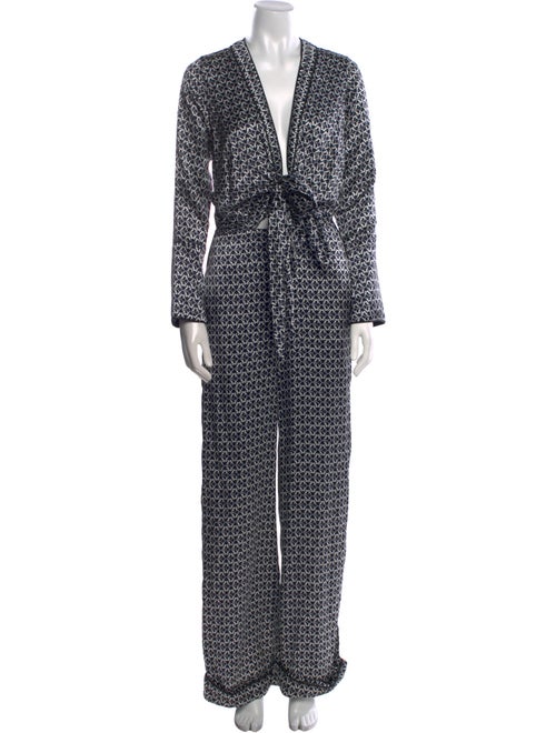 Johanna Ortiz Silk Printed Jumpsuit