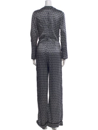 Johanna Ortiz Silk Printed Jumpsuit