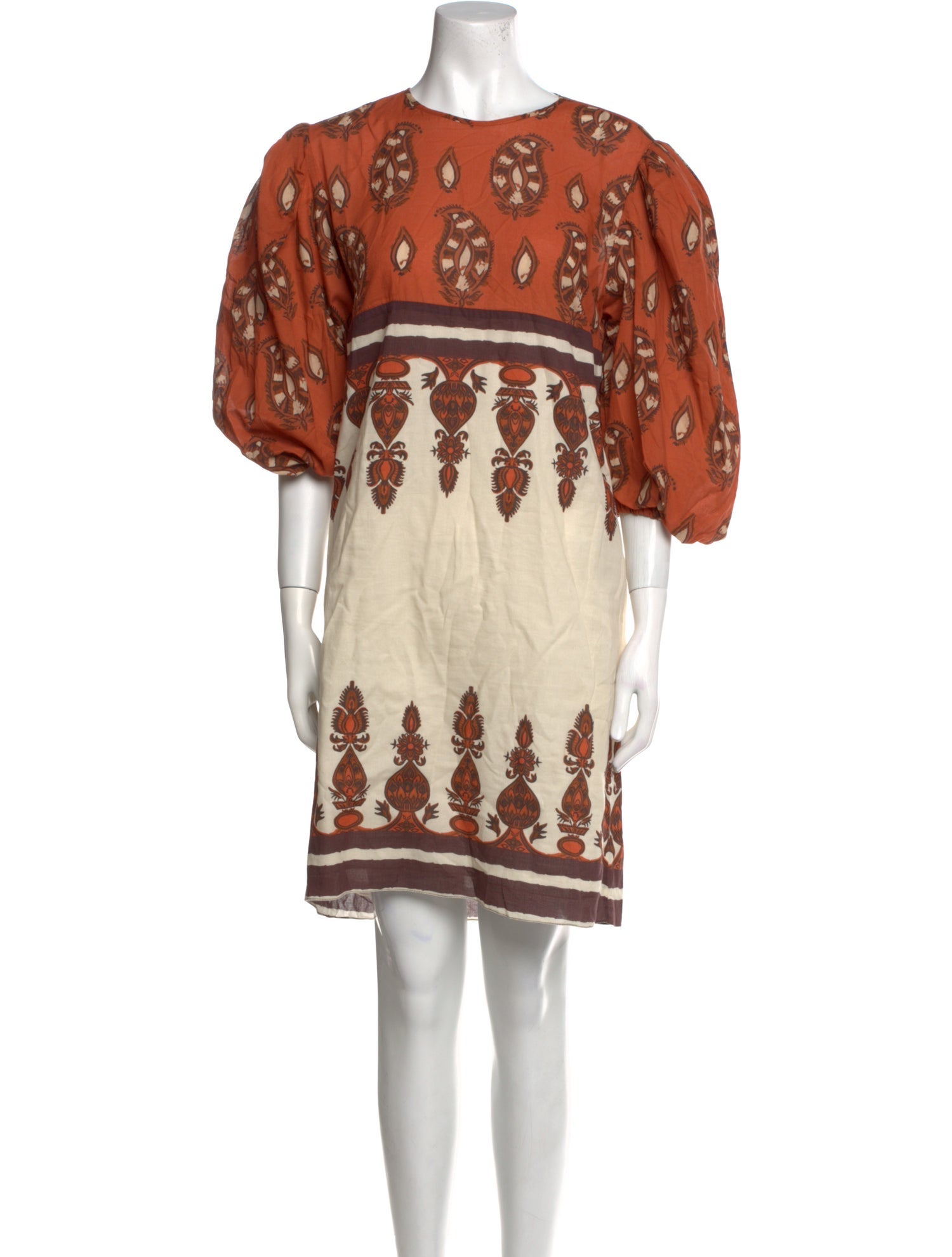 Johanna Ortiz Printed Mini Dress