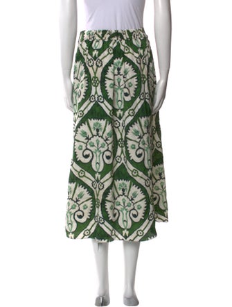 Johanna Ortiz Printed Midi Length Skirt