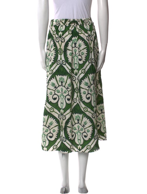Johanna Ortiz Printed Midi Length Skirt