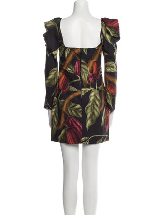 Johanna Ortiz Printed Mini Dress