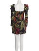 Johanna Ortiz Printed Mini Dress