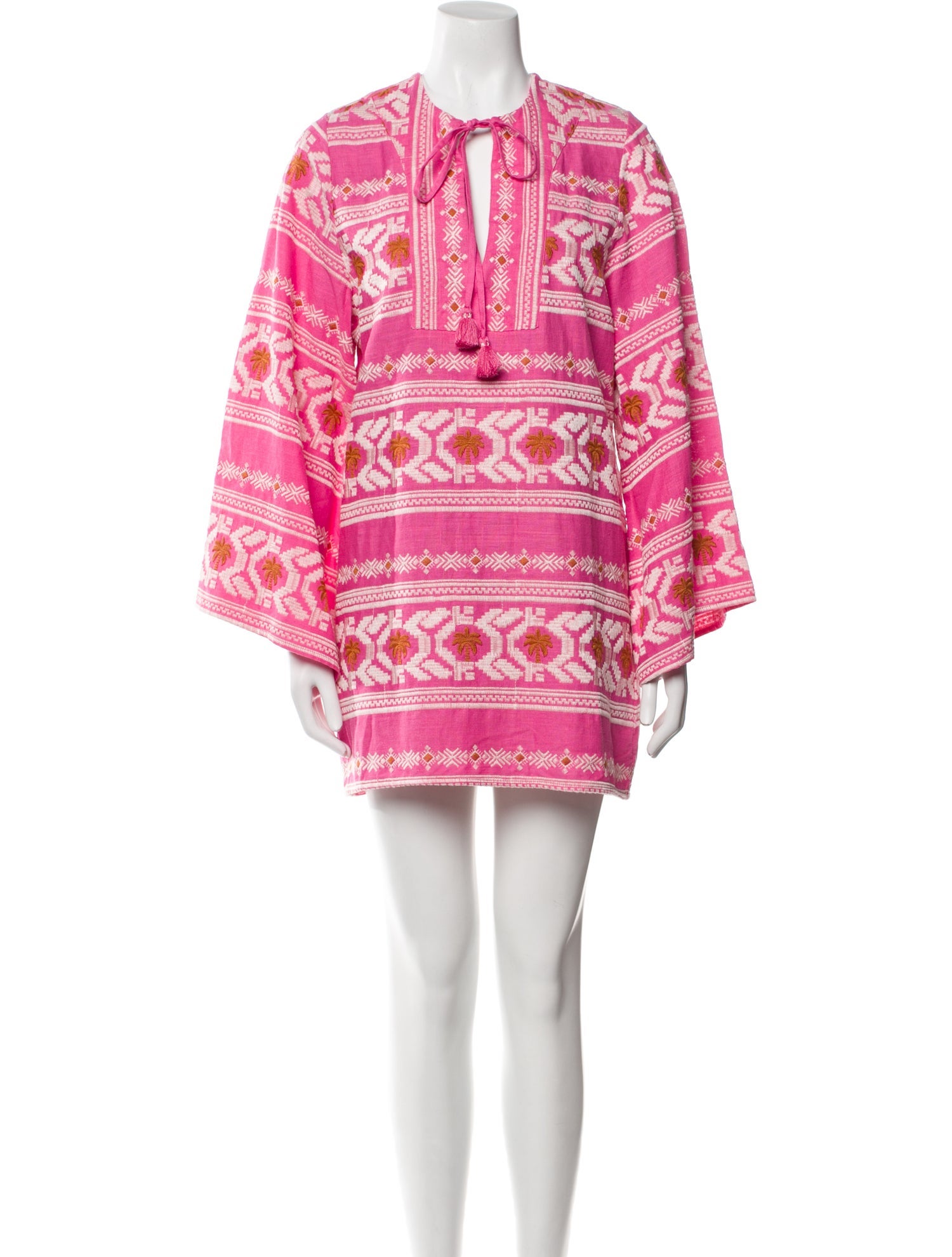 Johanna Ortiz Printed Mini Dress w/ Tags