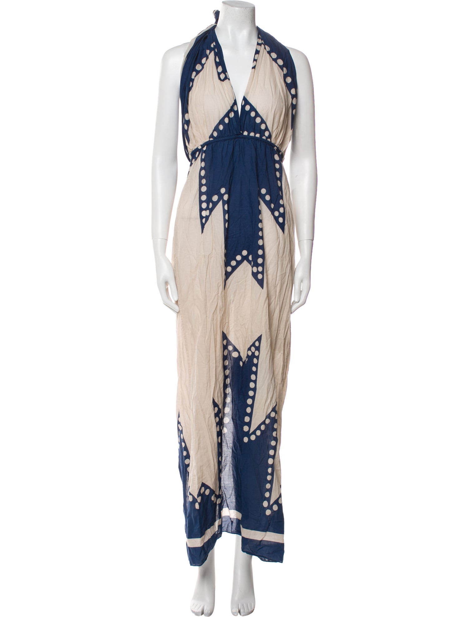 Johanna Ortiz Printed Long Dress