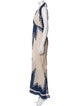 Johanna Ortiz Printed Long Dress