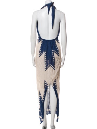 Johanna Ortiz Printed Long Dress