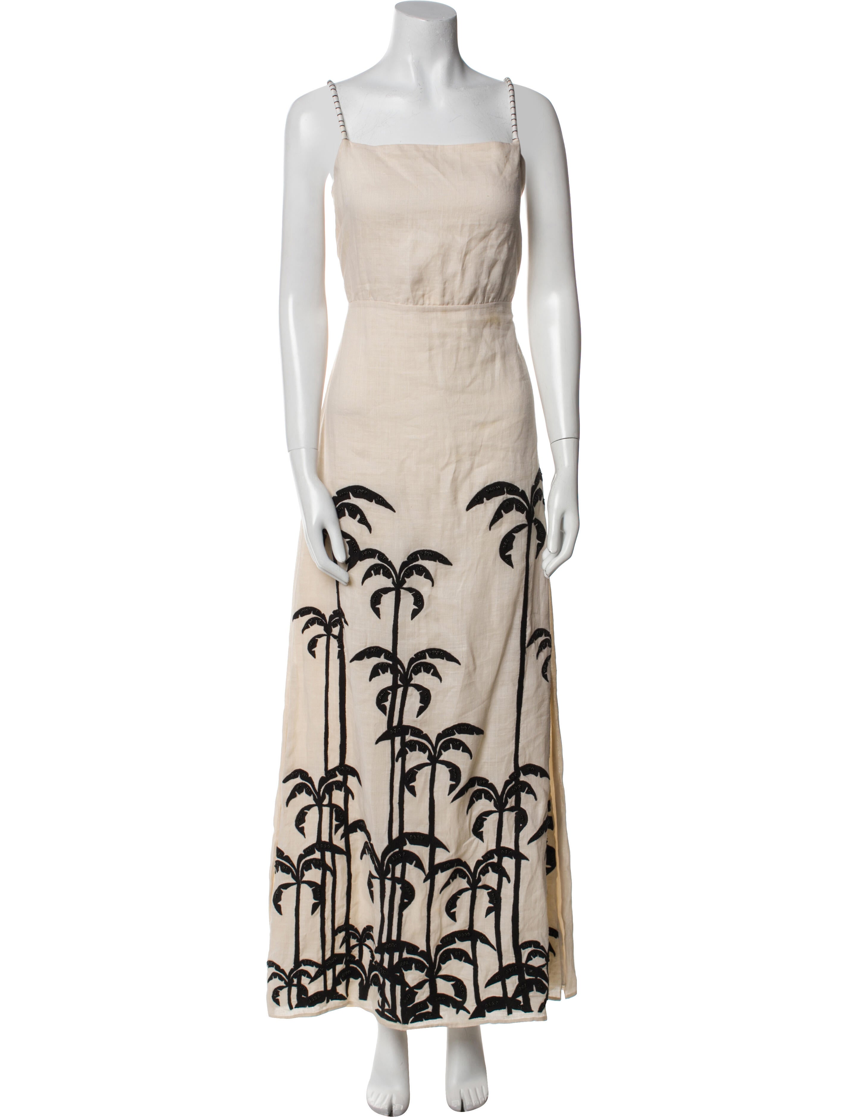 Johanna Ortiz Linen Long Dress