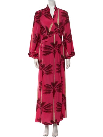 Johanna Ortiz Silk Long Dress