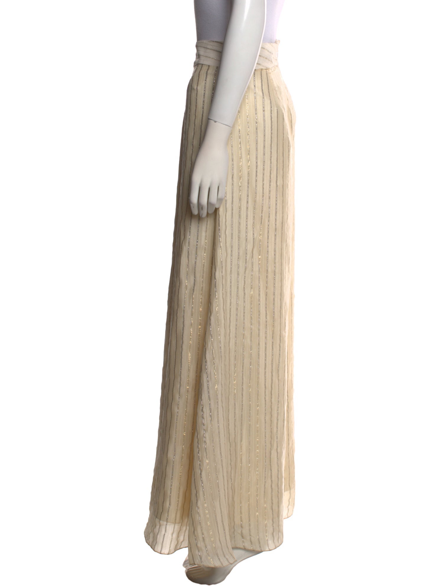 Johanna Ortiz Striped Wide Leg Pants