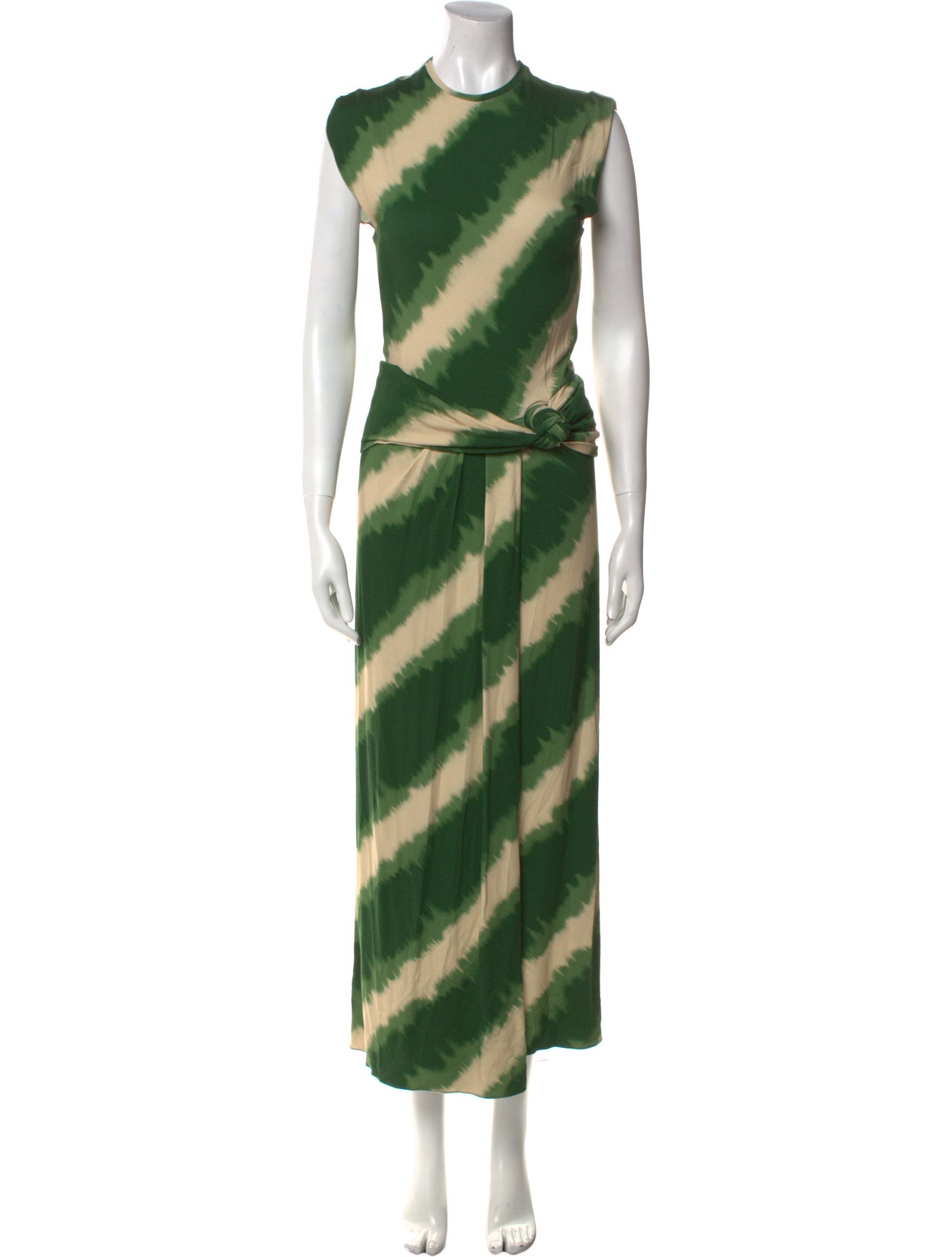 Johanna Ortiz Tie-Dye Print Long Dress