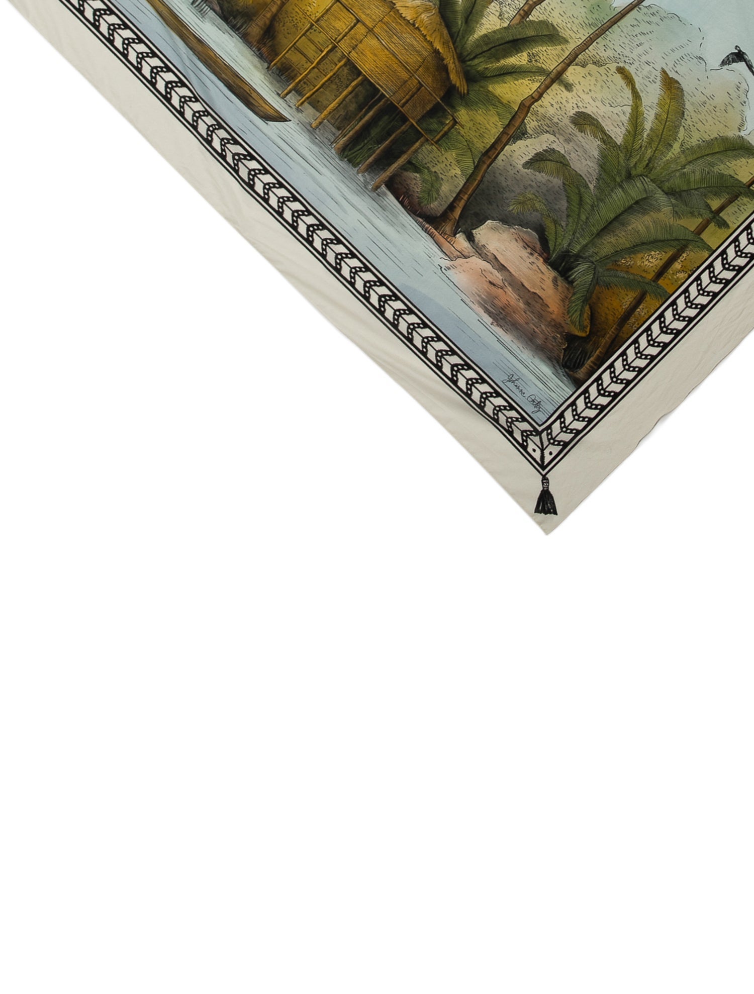 Johanna Ortiz Silk Printed Scarf