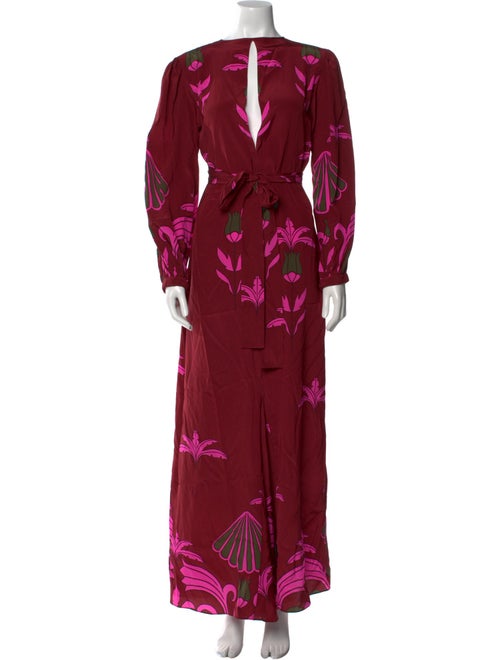 Johanna Ortiz Silk Long Dress