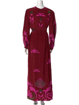 Johanna Ortiz Silk Long Dress