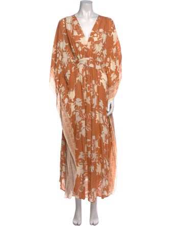 Johanna Ortiz Silk Midi Length Dress