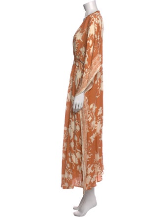 Johanna Ortiz Silk Midi Length Dress