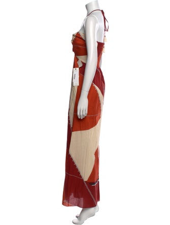 Johanna Ortiz Printed Long Dress
