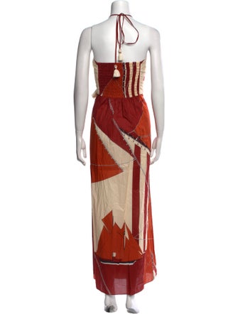 Johanna Ortiz Printed Long Dress