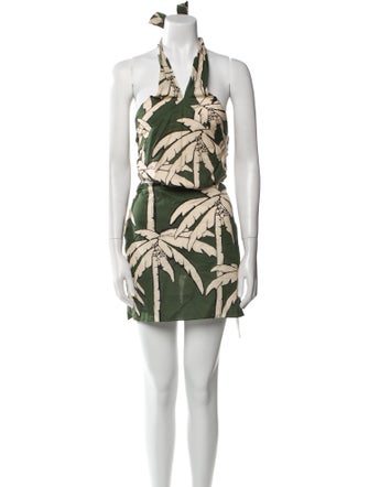 Johanna Ortiz Printed Knee-Length Dress