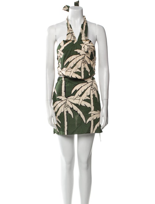 Johanna Ortiz Printed Knee-Length Dress