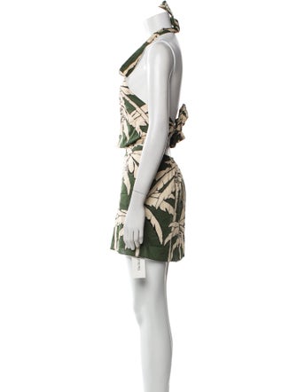 Johanna Ortiz Printed Knee-Length Dress