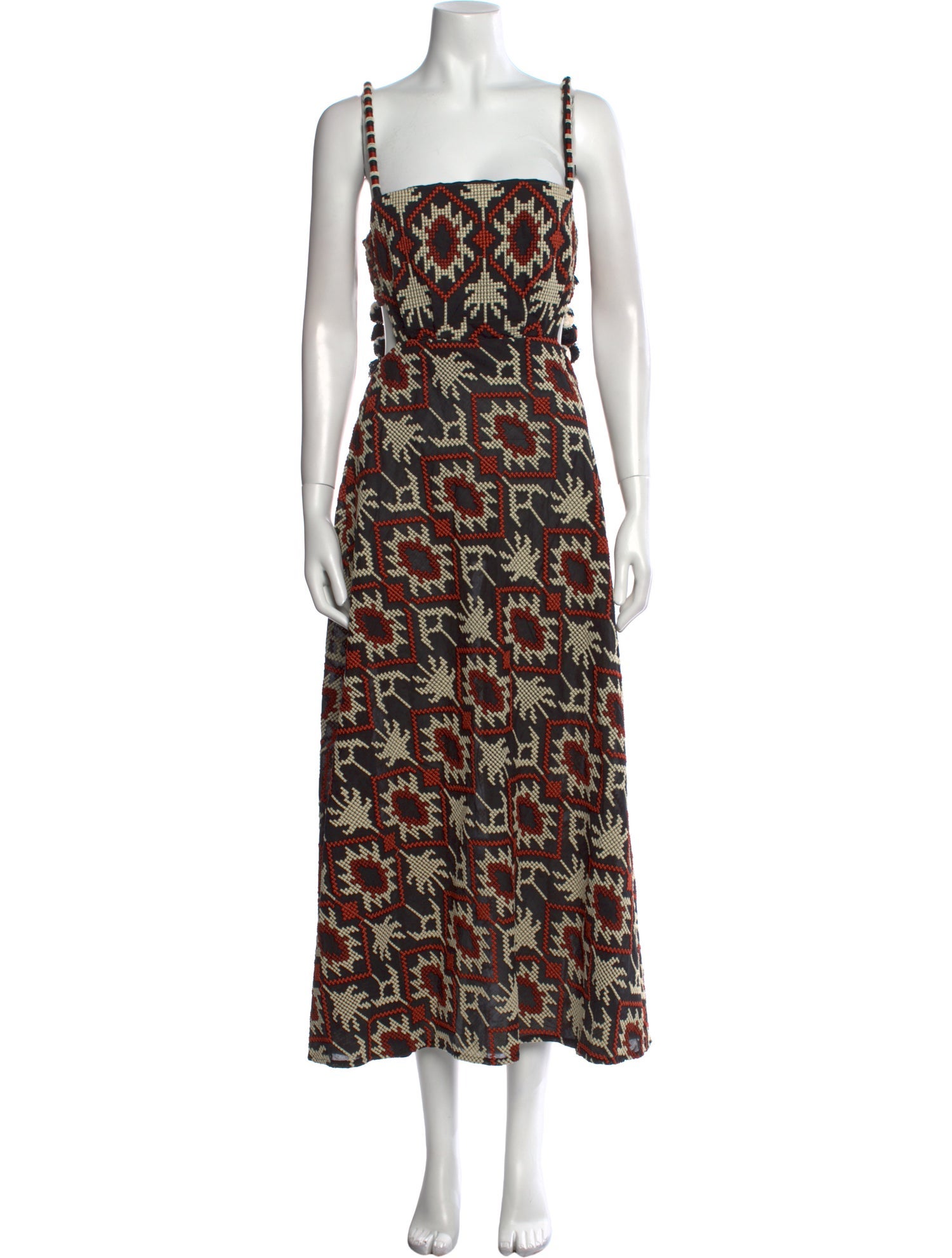 Johanna Ortiz Silk Long Dress