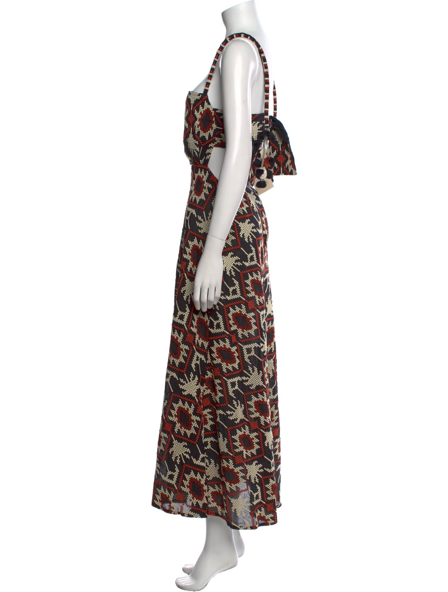 Johanna Ortiz Silk Long Dress