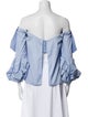 Johanna Ortiz Off-The-Shoulder Three-Quarter Sleeve Blouse