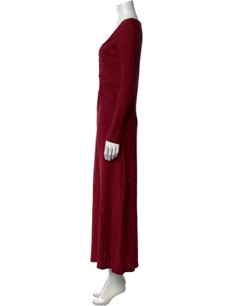 Johanna Ortiz V-Neck Long Dress