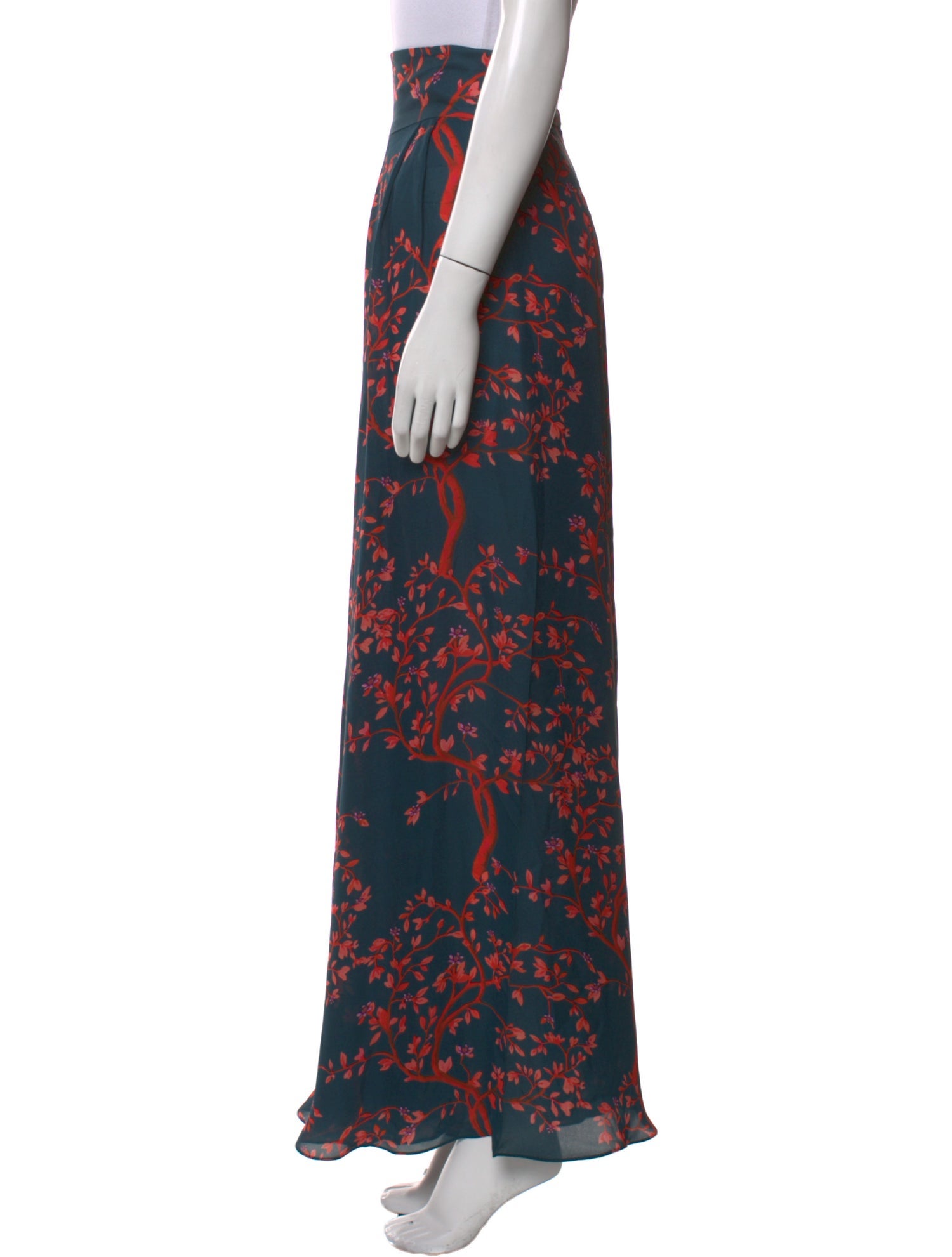 Johanna Ortiz Floral Print Wide Leg Pants