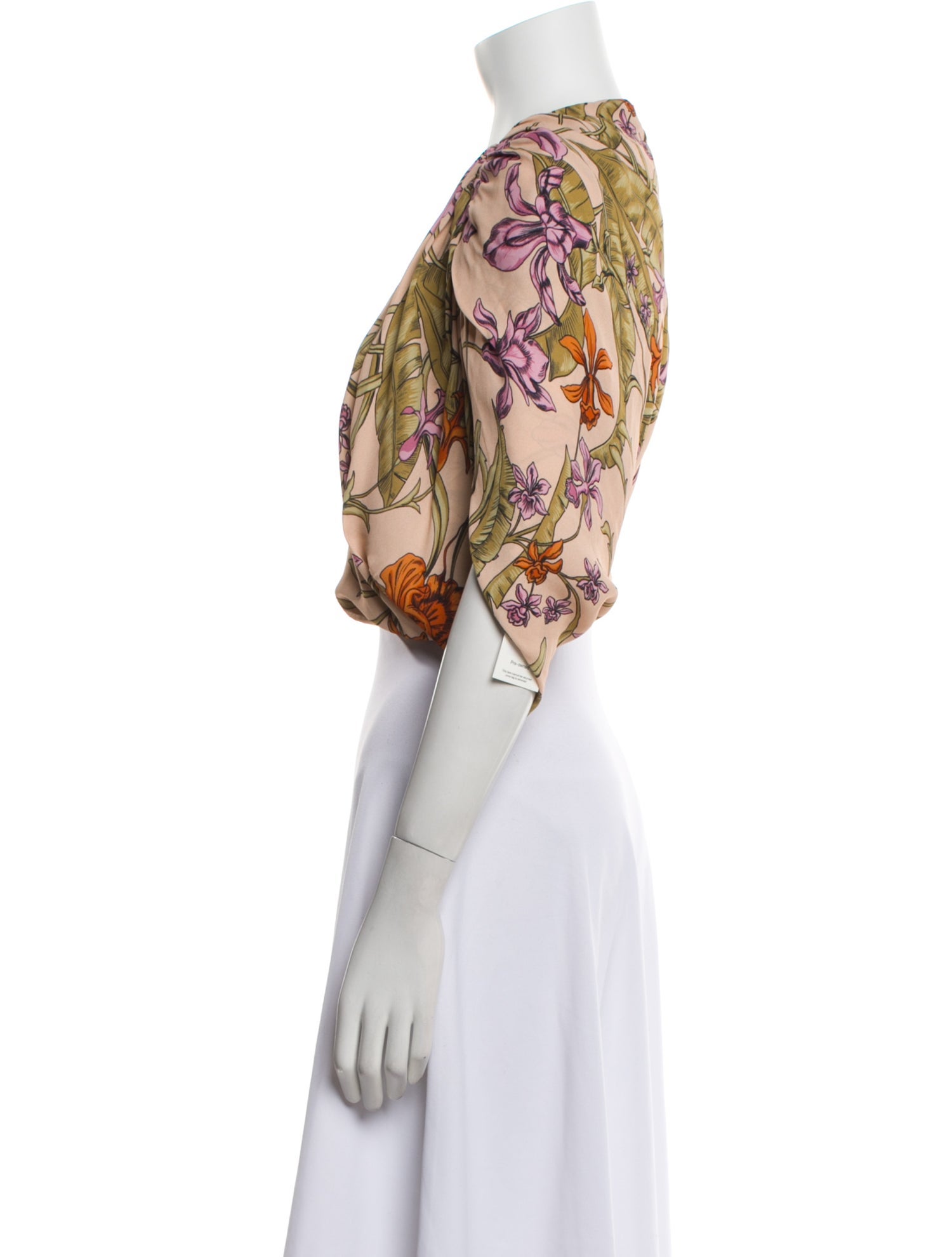 Johanna Ortiz Floral Print Bolero