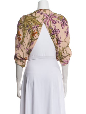 Johanna Ortiz Floral Print Bolero